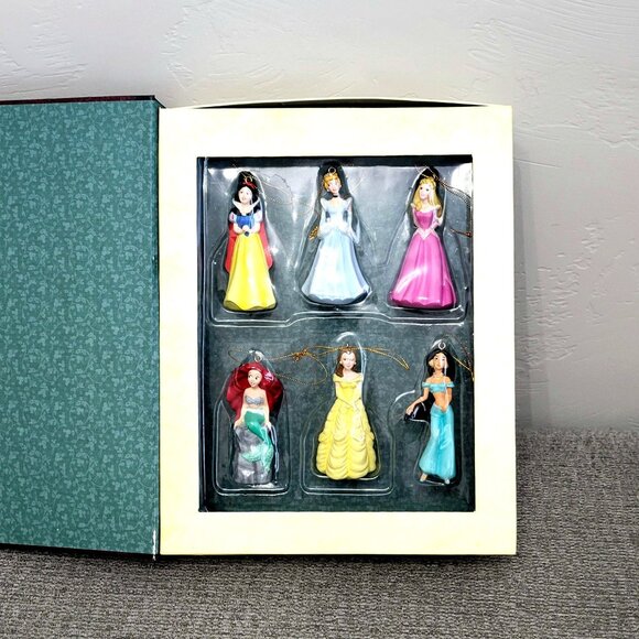 Disney's Princess Collection Storybook Ornament Set, Belle, Jasmine, Cinderella - Picture 3 of 3
